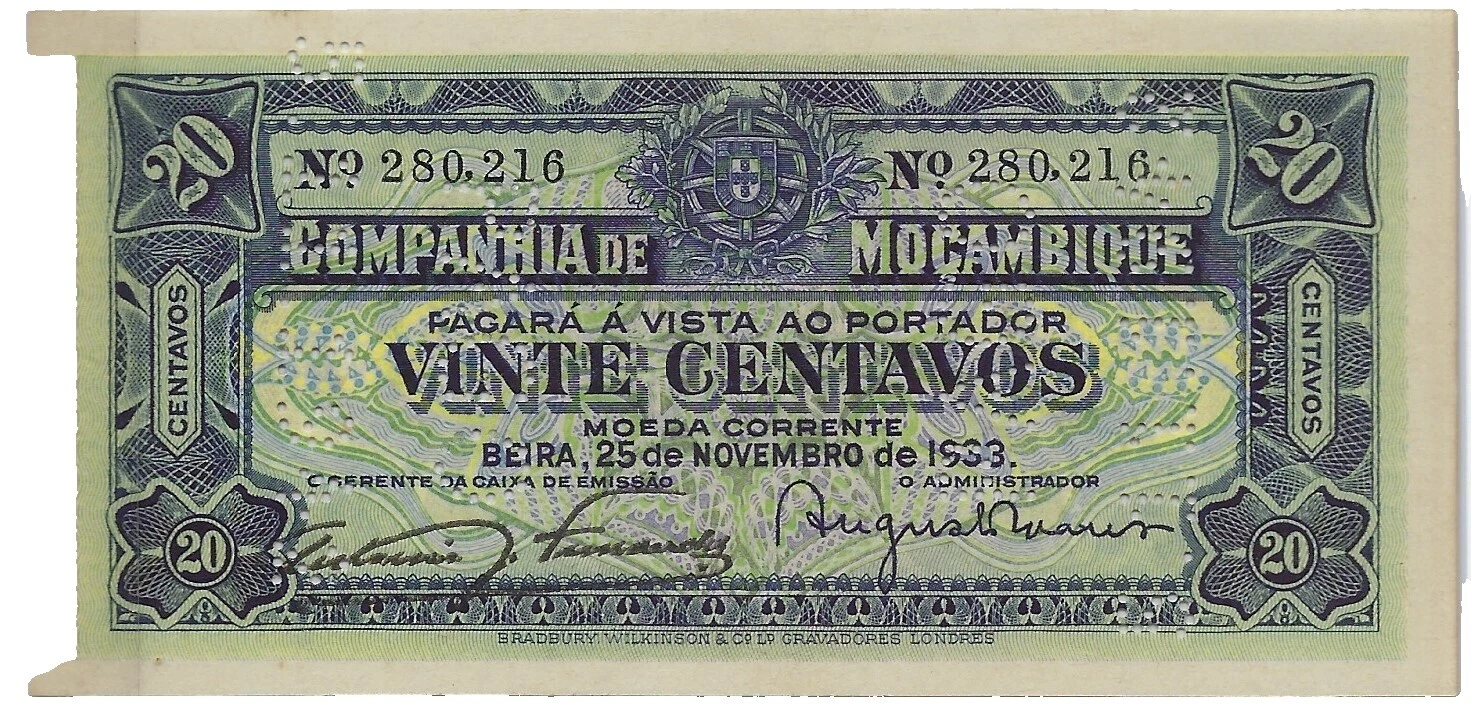 1933 Year African Paper Money