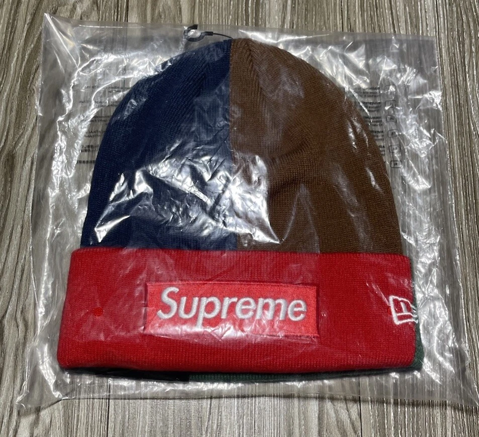 Supreme New Era Box Logo Beanie Multicolore FW24 Supreme New York 2024 Neuf