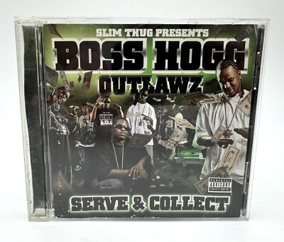Slim Thug Presents Boss Hogg Outlawz - Serve & Collect CD - Tested