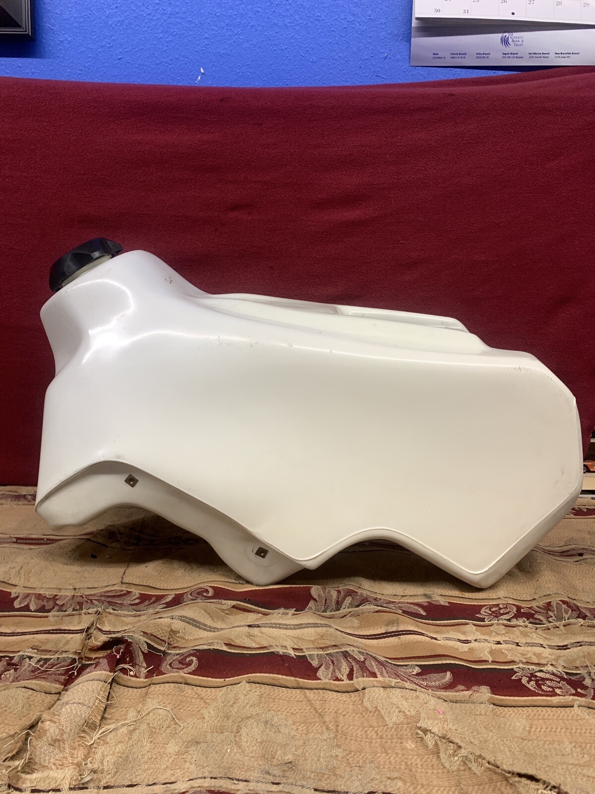 Honda XR650R XR 650 R White Clarke Gas Fuel Petrol Tank Container eBay
