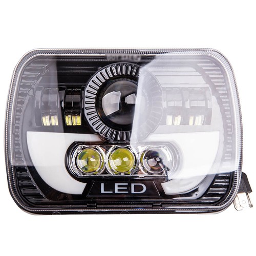 LED 5x7 7x6 Headlight Hi-Lo Beam for Chevy S10 1982-1994 H6054 H6014 120W 6000K - Picture 3 of 11