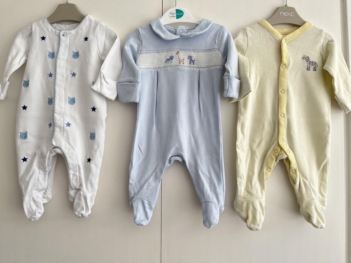 Baby Grow Next Boys Sleepsuits Baby Boy Newborn Babygrow Sleepsuit