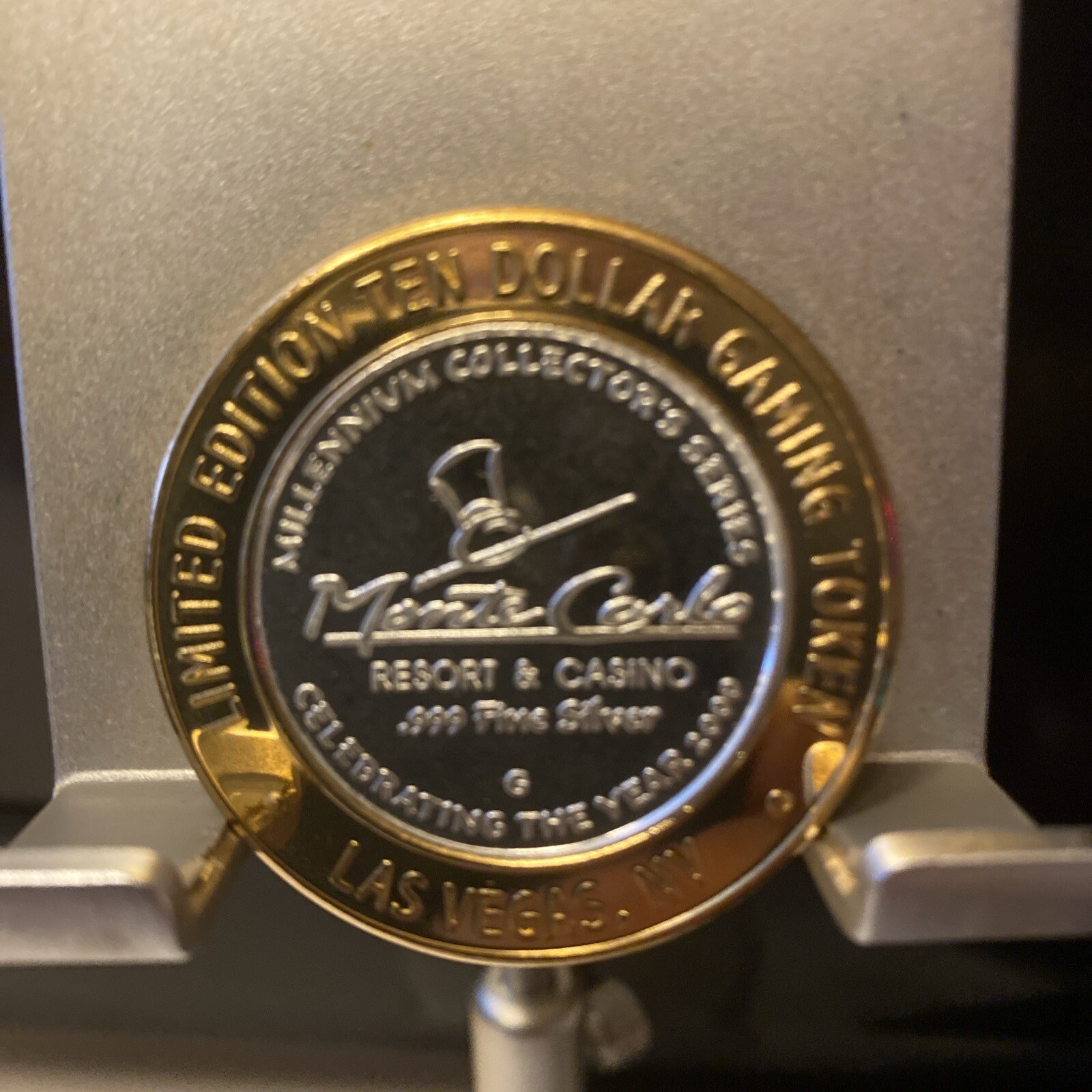 .999 Silver Monte Carlo "Celebrate 2000" Las Vegas 10 Silver Gaming Token eBay