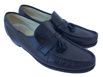 Florsheim Imperial 92184 Mens Slip-On Black Leather Tassel Dress