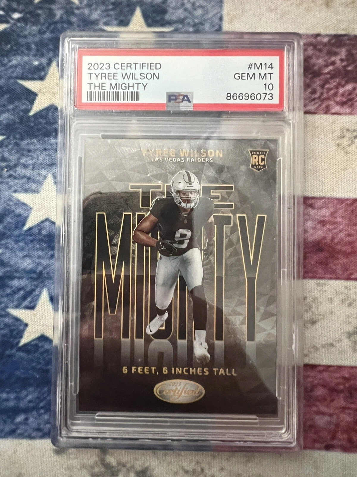 Tyree Wilson Panini Certified the Mighty #M14 Base