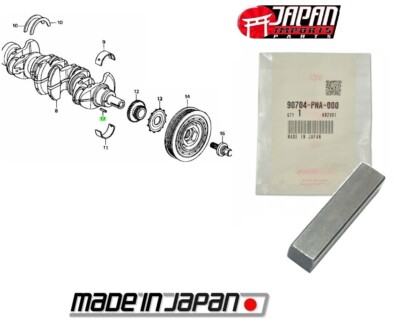 こぽ Honda 90704-ZW1-L00 Key (4.5X18) - PowerToolReplacementParts