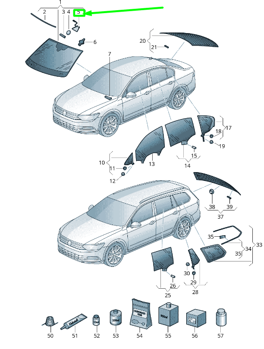 Capteur De Pluie Pour Volkswagen Passat B8 (3G5) 2014-2024 - Réf. OEM 3G0862505 - Occasion Testé