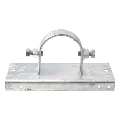 Chain Link Fence 3'' [2 7/8'' OD] x 8'' Wood to Steel Post Adapters (Set of 4)