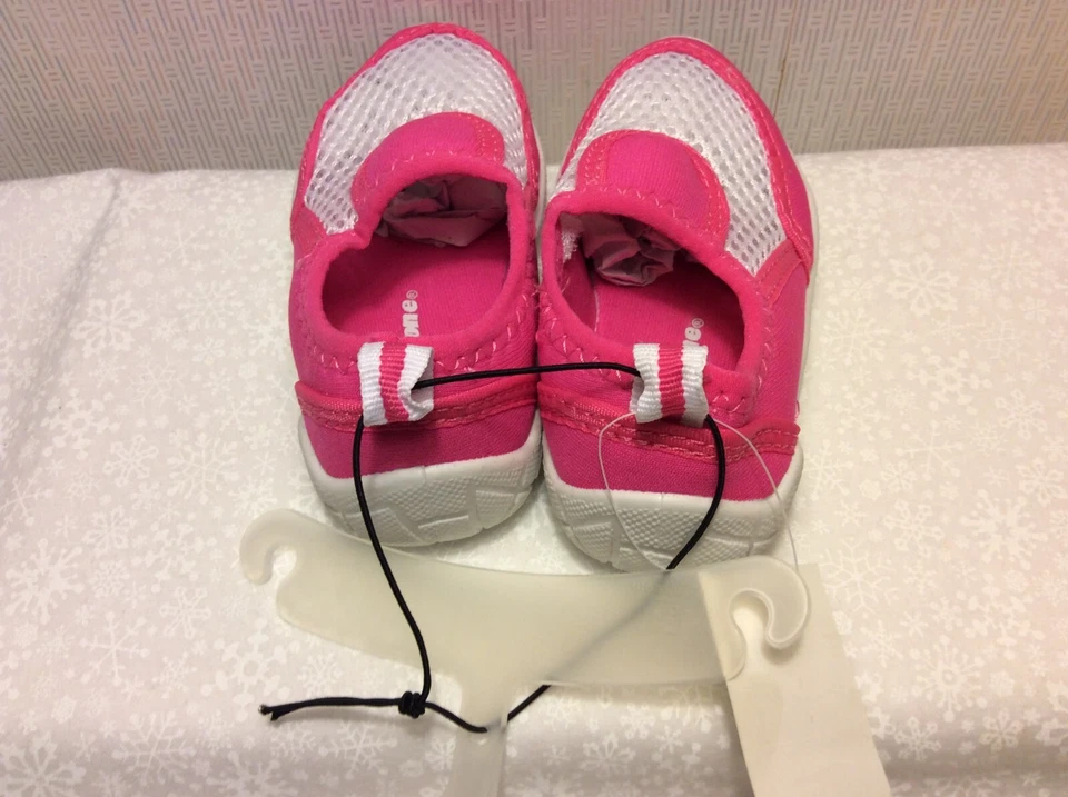 ZAPATOS SURFISTAS ROSAS PARA NIÑOS PEQUEÑOS Nuevos con etiquetas ROSA-BLANCO ZONA ONDA NIÑO PEQUEÑO TALLA 5 Foto 3 de 4