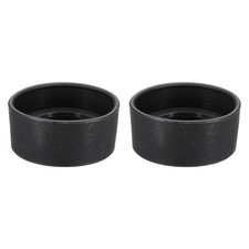 2Pcs Microscope Eyepiece Eye Cups 34-37 mm Rubber Eyepiece Cover, Black