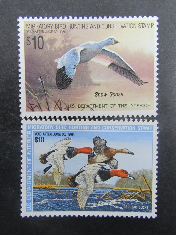 nystamps US Duck Stamp # RW54 RW55 Mint OG NH             L10x1840