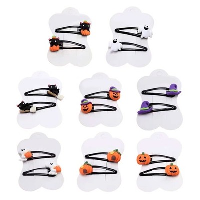 2000s Hairpin Sweet Casual Hair Clip Pumpkin Shape Lovely Unique Bunches