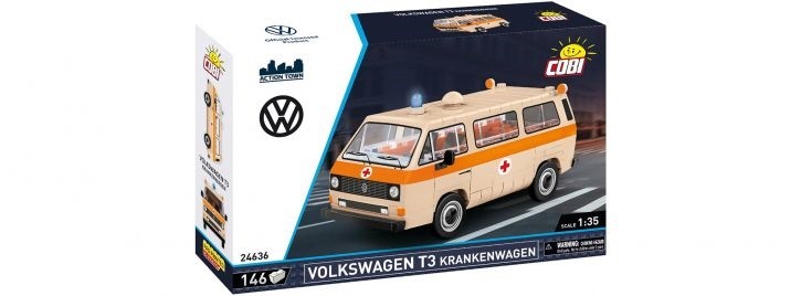 Cobi 24636 - 1:35 - Volkswagen T3 Ambulance - Pre-Order