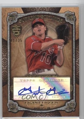 2013 Topps Supreme Stylings Sepia 11/35 Grant Green #SS-GGR Rookie Auto RC 0c2
