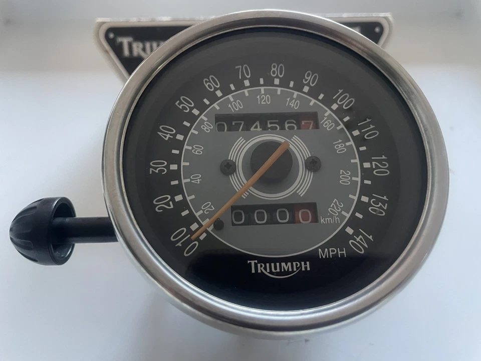 Triumph Bonneville T100 Speedo 02-07 790/865 Carb/Air Cooled T2501453 - Image 2 of 4