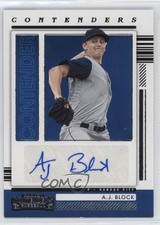 2021 Panini Contenders Contenders Auto AJ Block #CA-AB Auto 5w7
