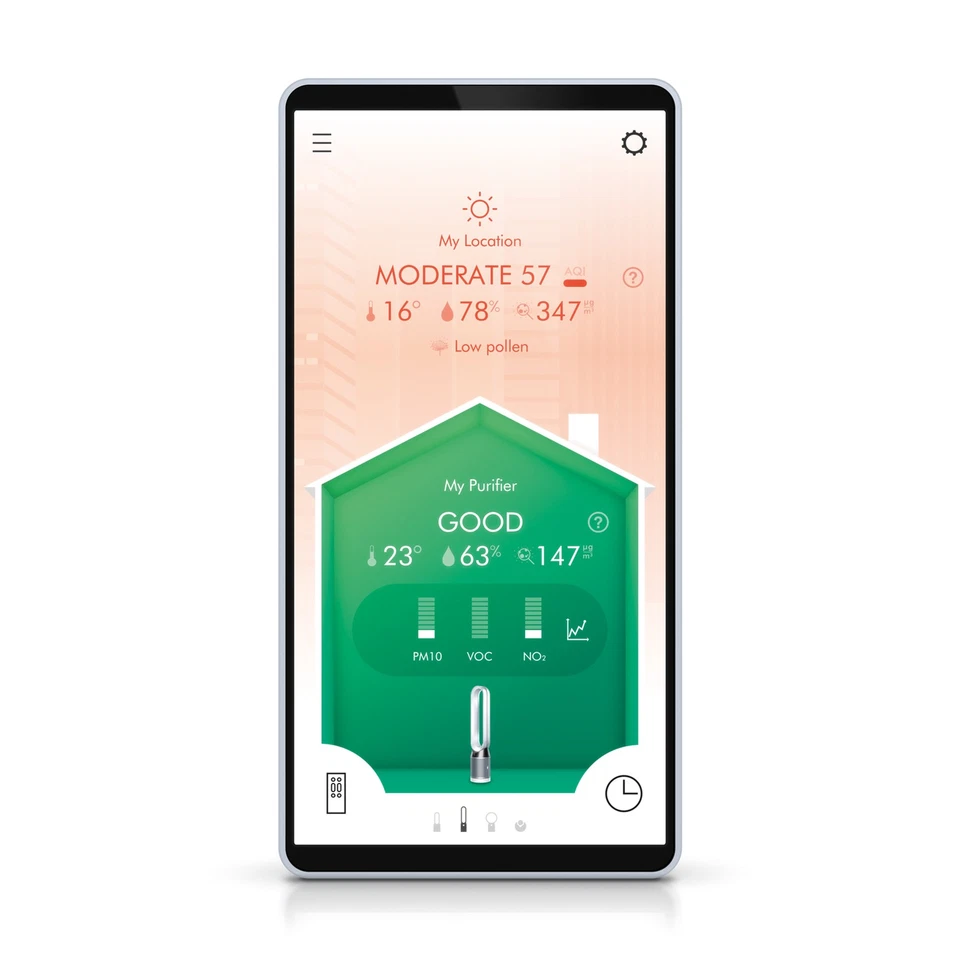 Ventilador de torre conectado purificador Dyson TP04 Pure Cool | Certificado restaurado Foto 4 de 4