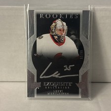 2023-24 Exquisite Collection Hockey #R22 Leevi Merilainen /99 Rookie Auto RC 