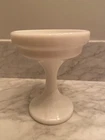 Westmoreland White Milk Glass Pedestal Fairy Lamp BASE ONLY Mint