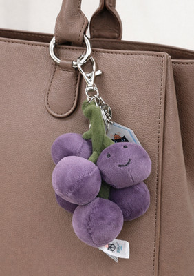 Jellycat Amuseables Purple Grapes Plush Keychain Bag Charm NWT 2026 Gift