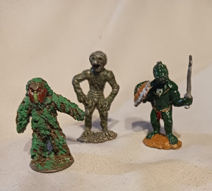 AD&D Grenadier Shambling mound Troll Lizardman Dungeon painted gaming figures
