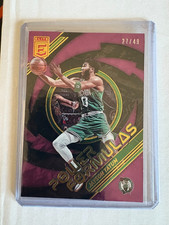 2021-22 Donruss Elite Power Formulas Purple /49 Jayson Tatum Parallel Card