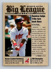 2001 Upper Deck #BB11 Manny Ramirez Big League Beat Cleveland Indians