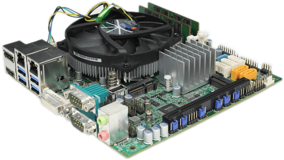 Supermicro | X11SSV-Q Mini-ITX Mainboard Intel Q170 LGA1151 +CPU+RAM +IO Shield - Bild 2 von 4