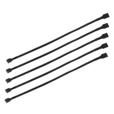 5 Pcs PC Fan Extension Cable, 24" 4 Pin PWM Fan Extension Power Cable
