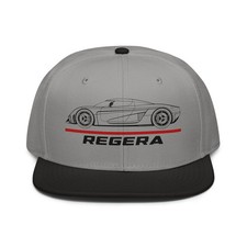 For Regera Supercar Fans Cap Car Graphic Snapback Hat Birthday Gift Racing