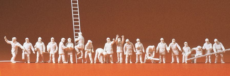 Firemen (20) HO/OO gauge Figures Preiser 16351