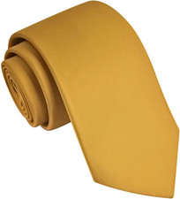 3.15"  8cm  Mens Solid Satin Tie Pure Color Necktie  Gift Box