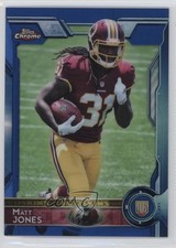 2015 Topps Chrome Rookies Blue Refractor 20/199 Matt Jones #153 fm0