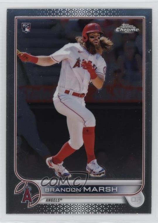 2022 Topps Chrome Brandon Marsh #133 Rookie RC 6u5