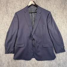 Lauren Ralph Lauren Men's 50L Navy Blue Wool Blazer 2-Button Double-Vented