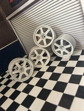 1/10 1:10 Scale Volk TE37 Wheels – White