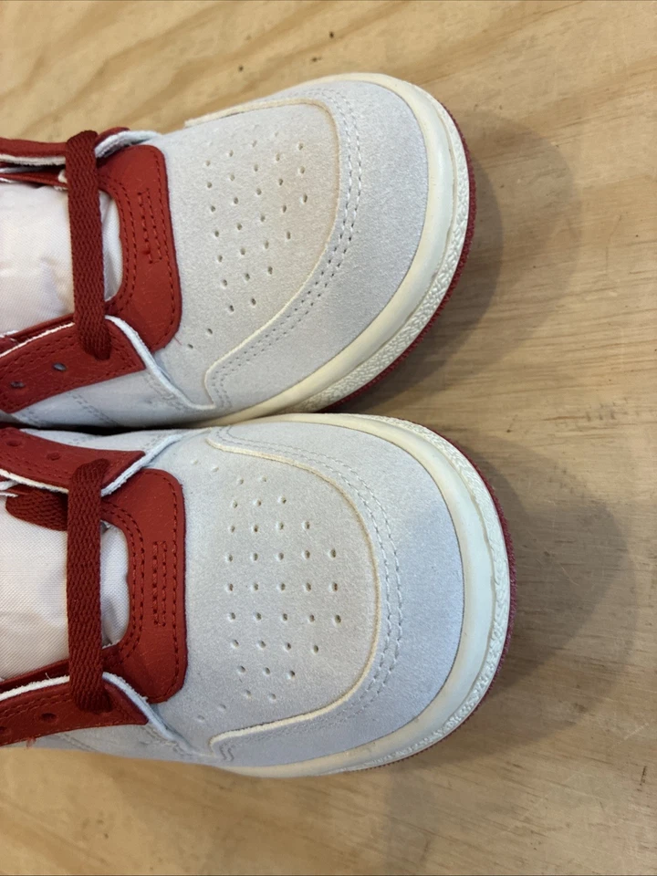 4262) Nike Jordan Air Ship PE SP Every Game Dune Red DZ3497-106 Men's Size 7.5 - Image 3 of 4