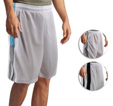Men's Workout Fitness Athletic Mesh Training Sports Gym Basketball Shorts