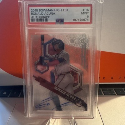 2018 Bowman High Tek - Prospects Ronald Acuña Jr. #PHT-RA Autographs (AU, RC)