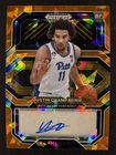 2021 Prizm Draft #CP-JCH Justin Champagnie Penmanship Orange Ice Rookie Auto