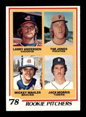 1978 Topps #703 Andersen/Jones/Mahler/Morris Rookie Pitchers EXMT X2953108