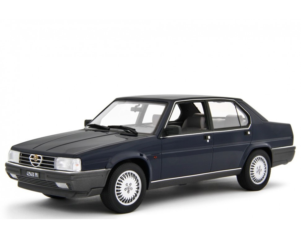 Alfa Romeo 90 2.5 Iniezione 1985 Blu miniature 1:18 Laudoracing LM133C