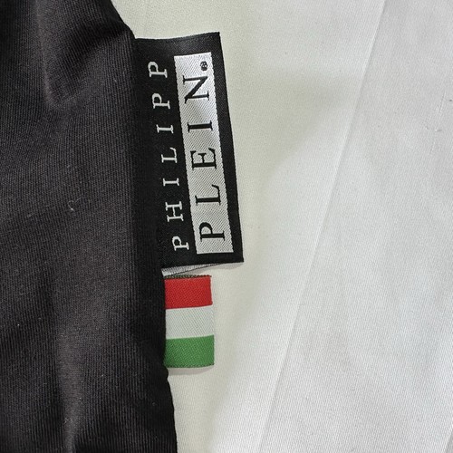 Philipp Plein Set t-shirt And Shorts Size S Black Colour Skull Design - Picture 6 of 17