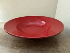 Vintage Waechtersbach Serving Pasta Bowl Red 12” Round Germany (B)