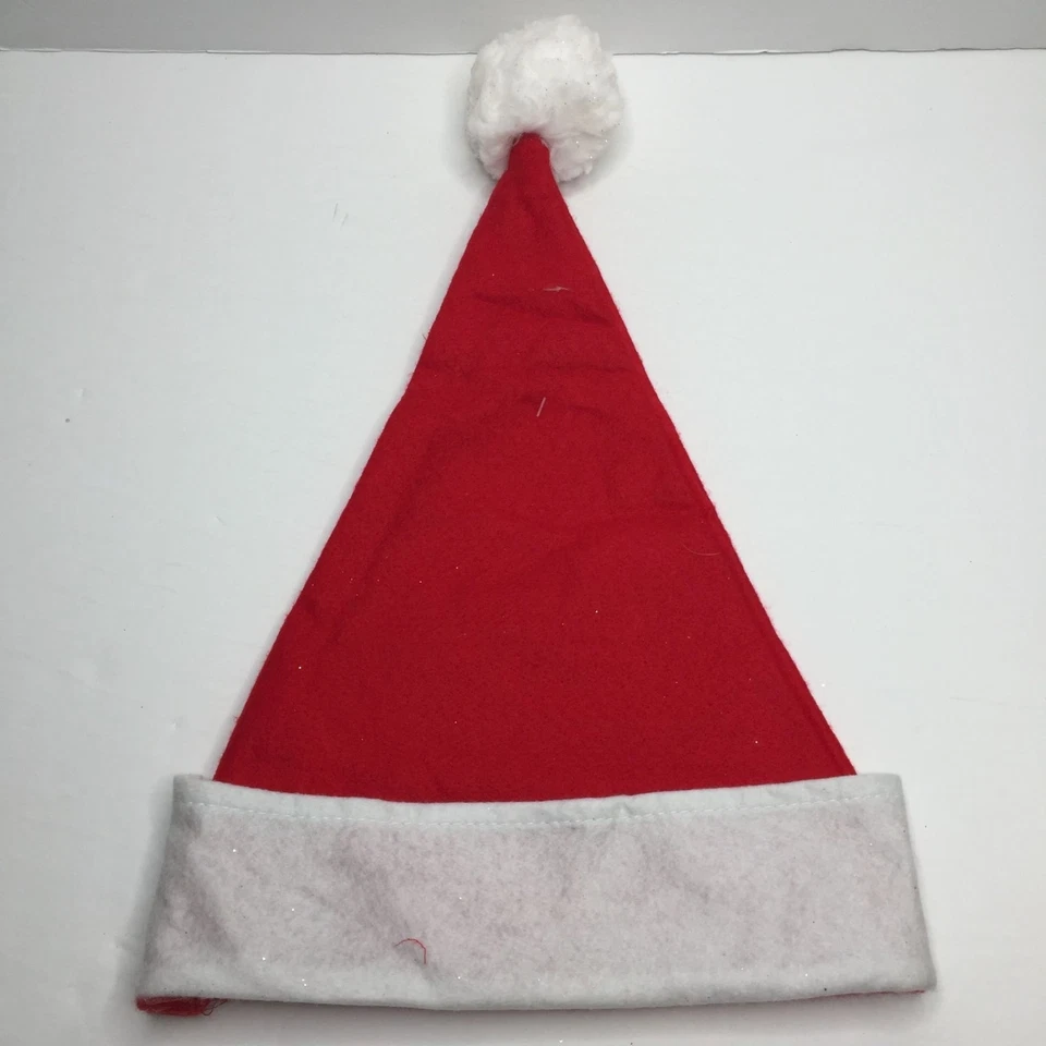 Sombrero de Papá Noel Rojo para Niños Holiday Time Disfraz de Navidad Pompón Talla Pequeña Foto 2 de 4