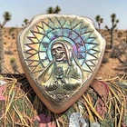 M6 Metals - Santa Muerte - 1 oz .999 Fine Silver Hand Poured Bar w/ COA