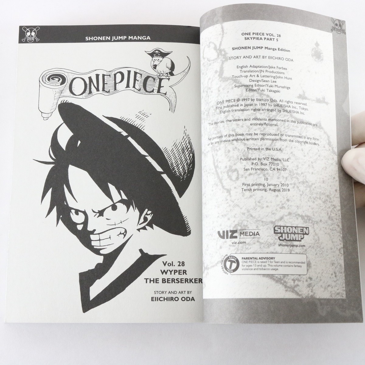 One Piece VOL 28 Skypiea Shonen Jump Eiichiro Oda English Manga