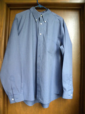 Men's Eddie Bauer Semi Dress Shirt - Blue - Size L