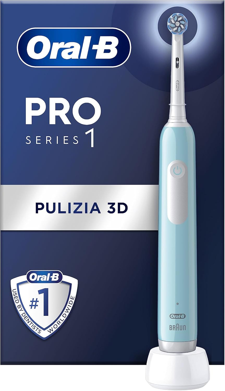 Oral-B Pro Series 1 Blu Spazzolino Elettrico: Pulizia Dentale Semplice