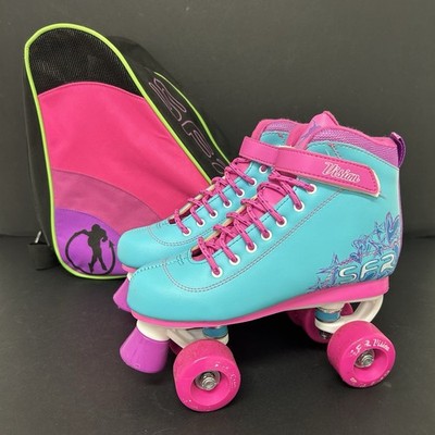SFR Vision Quad Rollschuhe Schlittschuhe mit Tasche Outdoor Roller Disco UK 5